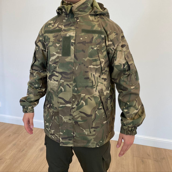 Зимняя тактическая куртка на флисе, цвет Мультикам, размер XXL