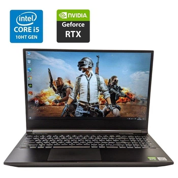Игровой ноутбук Gateway GWTN156-3BK / 15.6" (1920x1080) IPS / Intel Core i5-10300H (4 (8) ядра по 2.5 - 4.5 GHz) / 8 GB DDR4 / 512 GB SSD M.2 / nVidia GeForce RTX 2060, 6 GB GDDR6, 192-bit / WebCam б/у