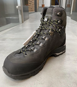 Ботинки трекинговые Lowa Camino GTX 42,5 р, Темно-серые (Anthracite/Kiwi), высокие походные ботинки