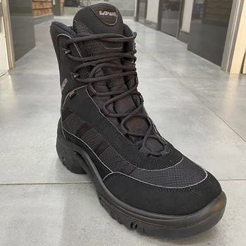 Ботинки зимние мужские Lowa Trident II GTX 40 (7,5) р., черные, зимние мужские туристические ботинки