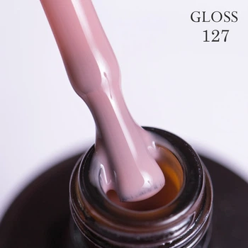 Гель-лак Gloss Company 127 натурально-розовый камуфлирующий 11 мл
