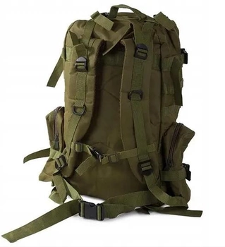 Штурмовий рюкзак Тactic 50-60л Поліестер Зелений (90603) Kali