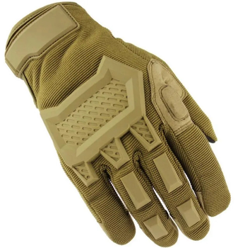 Перчатки полнопалые с защитой на липучке FQ16SDF0207 Песочный L (16026) Kali