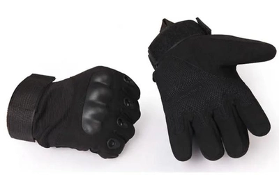 Полнопалые военные перчатки походные армейские защитные охотничьи FQ16S007 Черный XL (160076) Kali