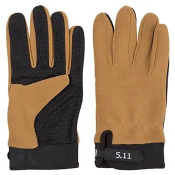 Тактические перчатки 5.11 с закрытыми пальцами Койот XL (511514) Kali