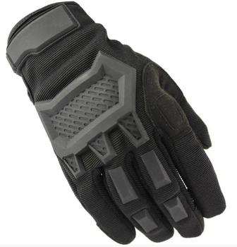 Перчатки полнопалые с защитой на липучке FQ16SDF0207 Черный XL (16012) Kali