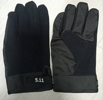 Тактичні рукавички 5.11 із закритими пальцями Чорний XL (511512) Kali