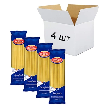 Макароные изделия Pasta Reggia Spaghetti (19) Спагетти 500г х 4шт