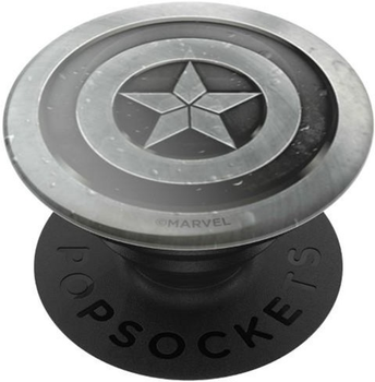 Тримач і підставка для телефона PopSockets Capitan America Monochrome (842978149585)