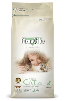 Сухой корм BonaCibo Adult Cat Lamb & Rice для взрослых котов ягненок/рис 2 кг (арт BC406120)