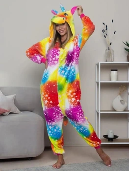 Пижама Кигуруми My Kigu Женская Единорог Разноцветный Размер XL 175-185 см (100441)