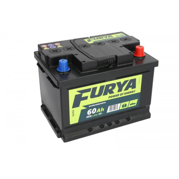 Аккумулятор автомобильный Furya Starting Battery 60 Ah (-/+) 450 A (BAT60/450R/FURYA)
