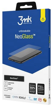 Захисне скло 3MK NeoGlass для iPhone 14 Black (5903108486897)