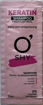 Шампунь "Блиск та випрямлення волосся" - O'Shy Keratin Professional Shampoo (пробник) 15ml (1007974-1309464-2)