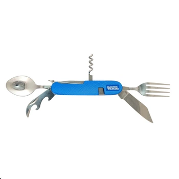 Мультитул MASTERTOOL "Турист". 7 в 1, алюминиевая ручка. Blue (79-0426)