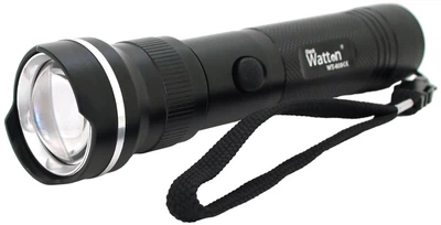 Ліхтар ручний Watton WT-010 1 LED CREE Q5 3W 5 режимів Zoom 18650/3200 мА·год IP40 СЗУ (YT29253)