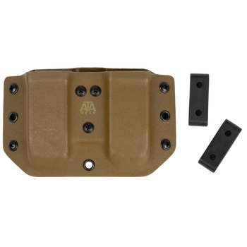 Паучер ATA Gear Double Pouch ver. 1 для магазина Glock-17/22/47 9mm, .40 Койот 2000000142654