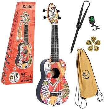 Укулеле Ortega Keiki Pack K2-EM Sopano El muerto комплект (R126862)