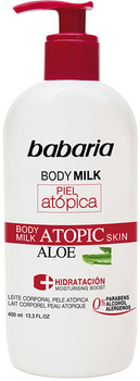 Mleko do ciała Babaria Aloe Vera Atopic Skin Body Milk 0% 400 ml (8410412021296)