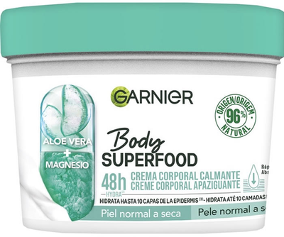 Krem do ciała Garnier Body Superfood Aloe Vera Calming Body Cream 380 ml (3600542469951)