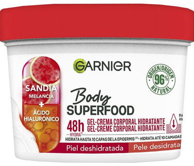 Гель для тіла Garnier Body Superfood Watermelon Moisturising Body Cream Gel 380 мл (3600542470285)