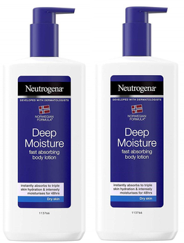 Молочко Neutrogena Deep Moisturising Body Lotion Dry Skin 2 x 750 мл (3574661559629)