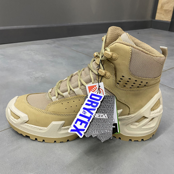 Берці низькі Vaneda 1192, 45 р., Койот, DryTex Waterproof, тактичні низькі берці, черевики для військових