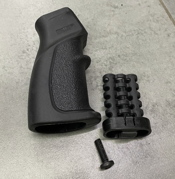 Рукоятка пістолетна для AR15 прогумована DLG TACTICAL (DLG-106), Чорний, з відсіком для батарейок (241878)