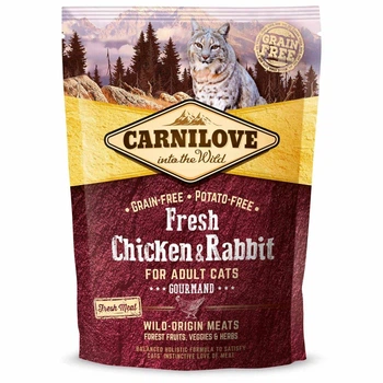 Корм для кішок Carnilove Fresh Chicken & Rabbit 0,4 кг, з куркою та кроликом