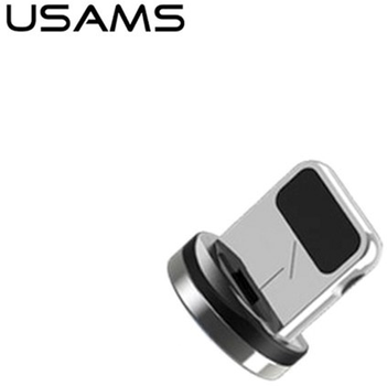 Адаптер Usams lightning bulk магнітний Silver (5907465603911)