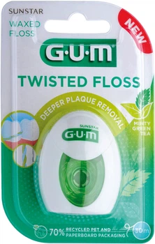 Зубна нитка GUM Deepclean Twisted floss 30 м (7630019902755/7630019905107)