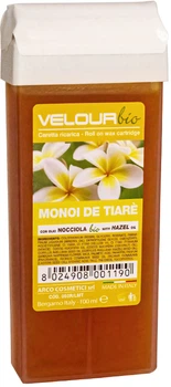 Воск в кассете для депиляции Arcocere Velour Bio Monoi de Tiare Цветы 100 мл (8024908001190)