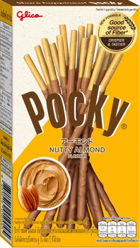 Японські палички в глазурі Glico Pocky Almond 43,5 грам