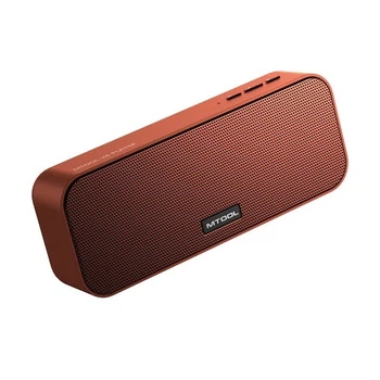 Портативная Bluetooth-колонка MTOOL V6, беспроводная музыкальная колонка со стереозвуком и глубокими басами Красный