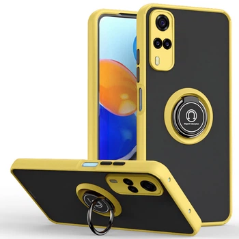 Захисний чохол MatteLuxe Vivo Y31 (з кільцем) Yellow (34101-0A)