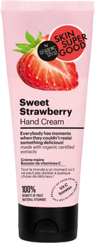 Крем для рук Organic Shop Skin Super Good с Витамином С Сладкая клубника 75 мл (4743318144108)