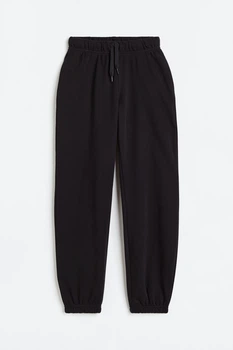 Джоггеры для девочки черные H&M 140см (400093672)