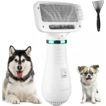 Фен щетка для шерсти животных Pet Grooming Dryer WN 10 2в1 белая