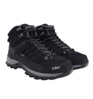 Ботинки RIGEL MID TREKKING SHOES WP, CMP, Black/grey, (3Q12947-73UC), 44