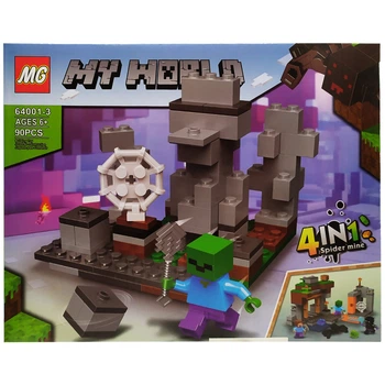 Конструктор "Minecraft" Bambi 64001-1 105 деталей Вид 3