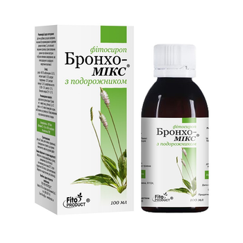 Фітосироп "Бронхо-мікс з подорожником" Fitoproduct 100 мл