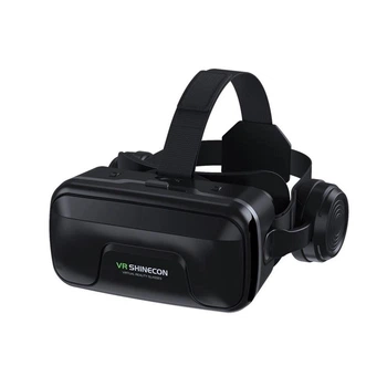 Очки VR виртуальной реальности для смартфонов 4.5-7.2 дюймов Shinecon SC-G04DEA с наушниками Черный