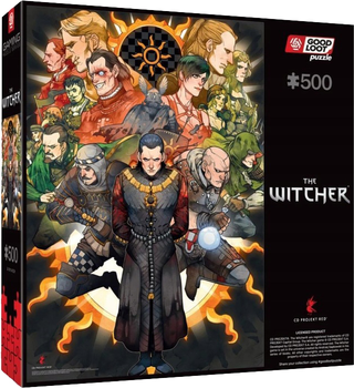 Puzzle GOOD LOOT The witcher nilfgaard puzzles 500 (5908305244936)