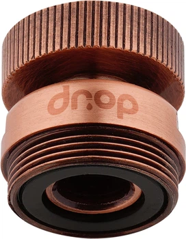 Поворотный адаптер 360° DROP CL360F-CPR для смесителя - Угол наклона 15°, внутренняя F 22 мм, медный