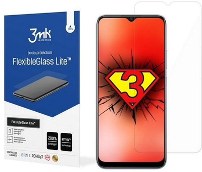 Гібридне скло 3MK FlexibleGlass Lite для Realme C21 (5903108372060)