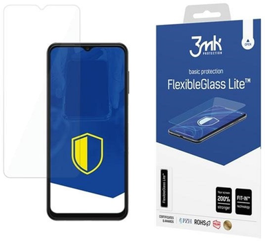 Гібридне скло 3MK FlexibleGlass Lite для Samsung Galaxy A13 4G/A135 (5903108464987)