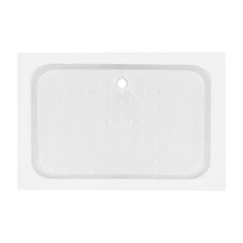 Поддон душевой KAPIELKA 120x80 см низкий прямоугольный для ванной комнаты акриловый поддон с сифоном (600226)