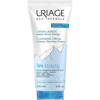 Очищуючий крем для обличчя та тіла Uriage Lavante Nourishing and Cleansing Cream 200 мл (3661434008795)