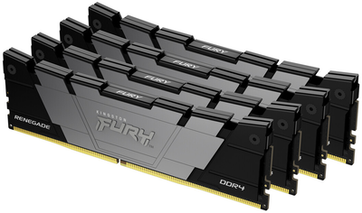Оперативна пам'ять Kingston Fury DDR4-3200 32768MB PC4-25600 (Kit of 4x8192) Renegade (KF432C16RB2K4/32)