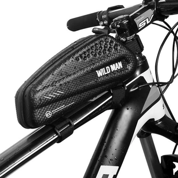 Сумка-чохол на велосипедну раму Wild Man EX чорний (5903657576742)